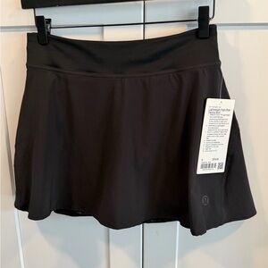 Lululemon Black High-Rise Tennis Skirt Size 6
